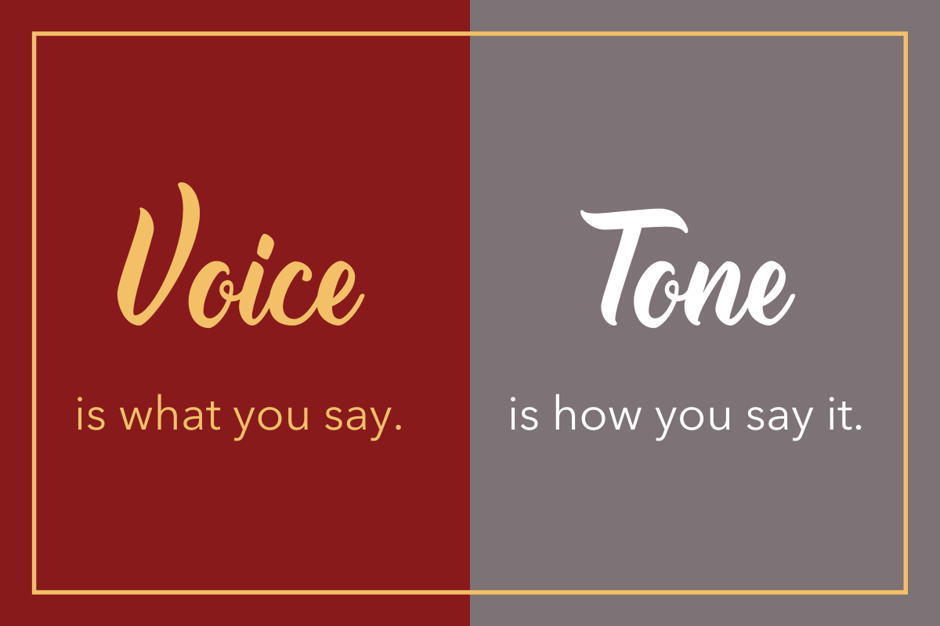 voice and tone definitions