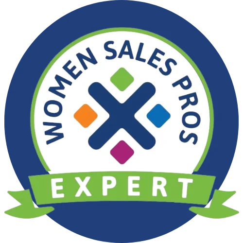 women sales pros badge